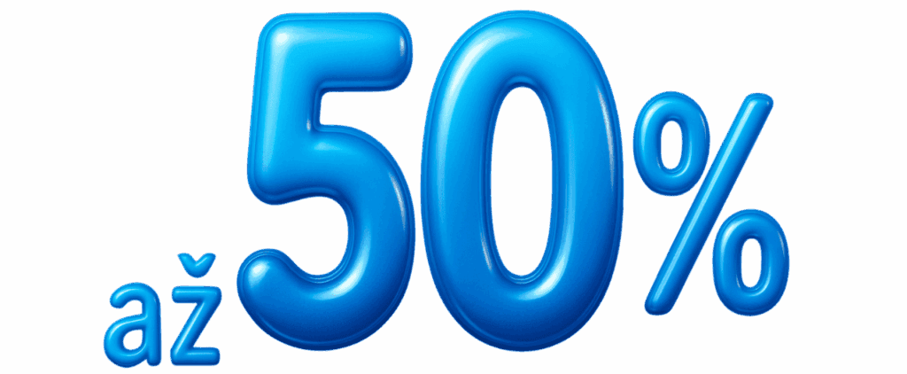 50% nafouknute comrpessed