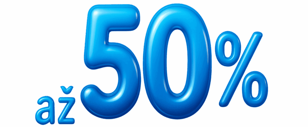 50% nafouknute comrpessed